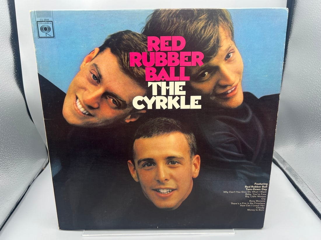 The Cyrcle: Red Rubber Ball (1966), record is no longer in shrinkwrap, but the INNER PLASTIC SLEEVE (1 of 4)