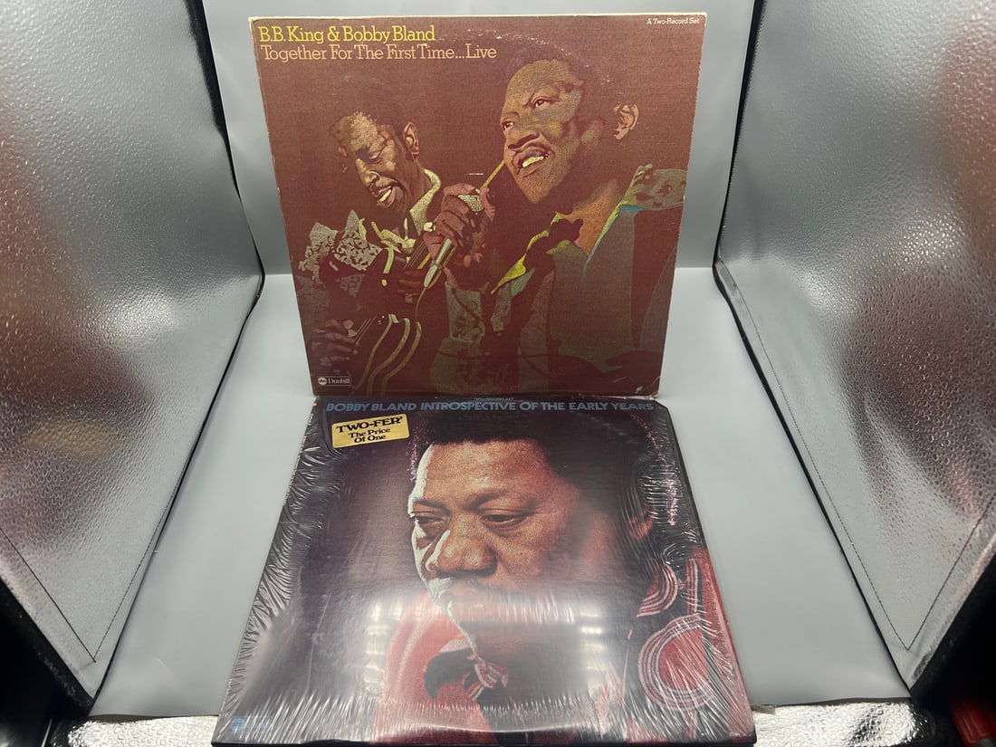 Two (2) LP Lot - B.B. King and Bobby Bland: Together for the First Time… Live (1974), gatefold, 2 (1 of 4)