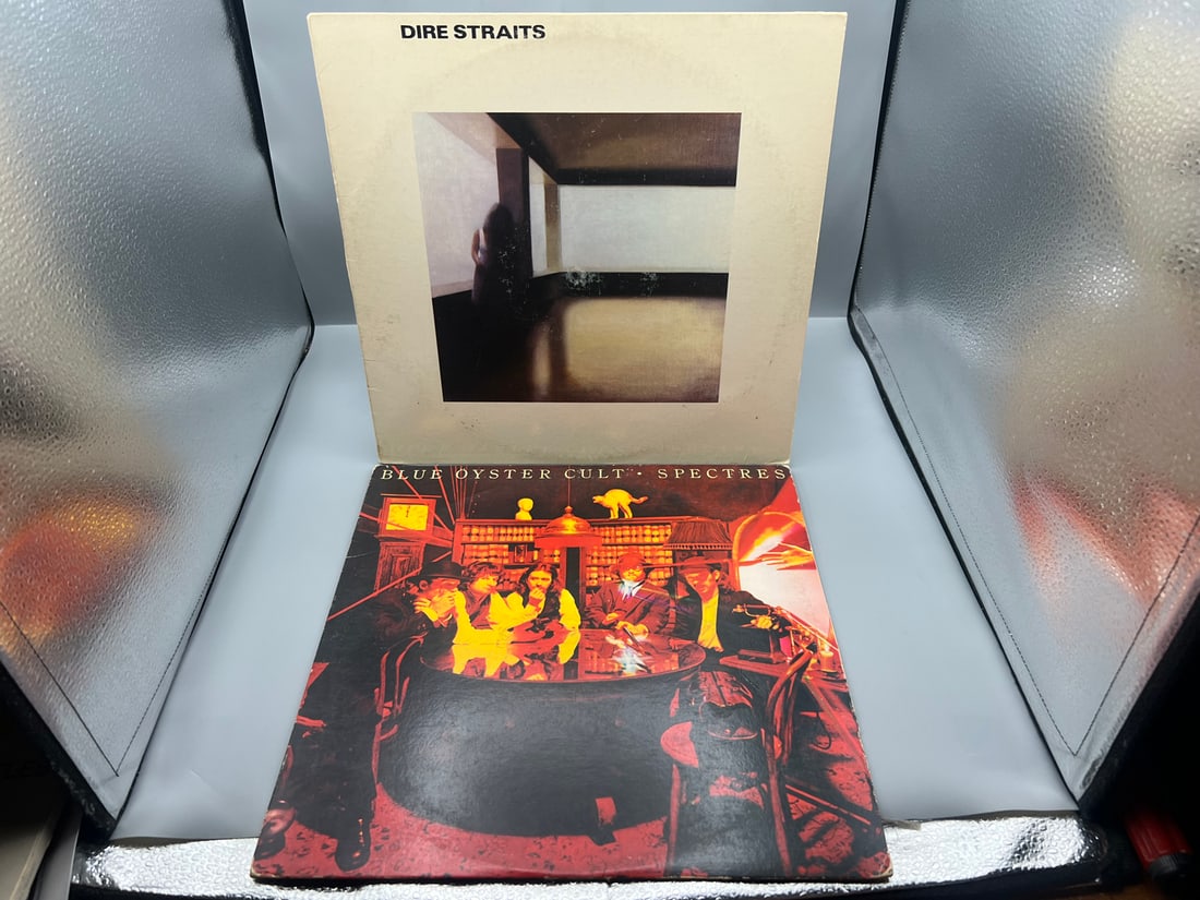 Two (2) LP Lot - Dire Straits: Dire Straits self-titled (1978); and Blue Oyster Cult: Spectres (1 of 4)