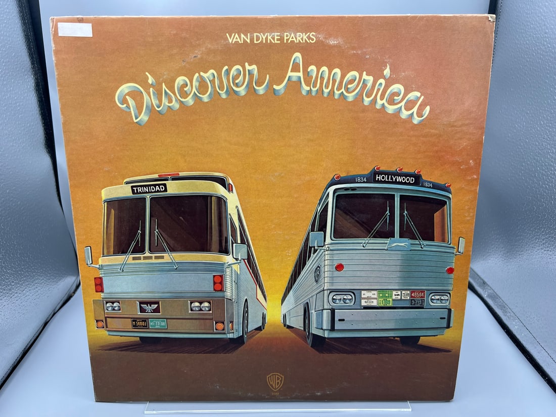1972 Van Dyke Parks Discover America White Label Promo Vinyl Album - BS 2589: 1972 Van Dyke Parks Discover America White Label Promo Vinyl Album - BS 2589 - Records have not been tested by the auction house for play quality. All items are sold as is.