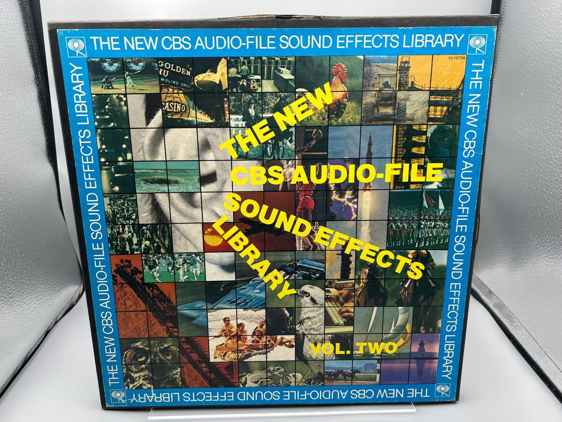 The New CBS Audio-file Sound Effects Library Vol. Two (1982), Box Set, 3 LPs, Collectors' Series - (1 of 5)