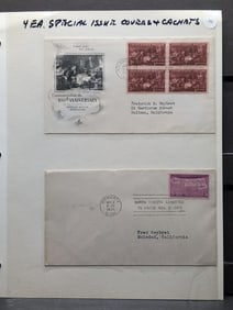 Sleeve Of 4 Special Issue Covers & Cachets