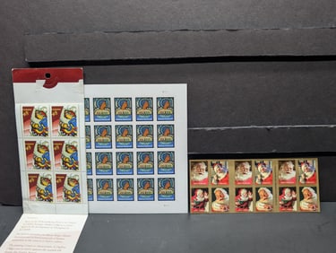 Sheet Of Kwanza 2020 Forever Stamps, Four Kwanza 2018 Forever Stamps, Sheet Of Sparkling Holidays