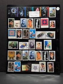Sleever w/New U.S. Postage Stamps