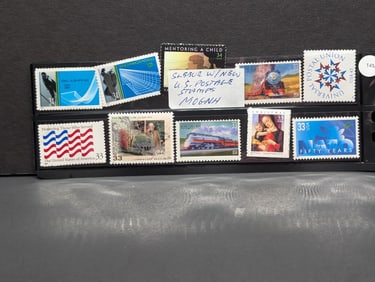 Half Sleeve w/New U.S. Postage Stamps