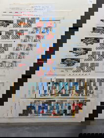 Sleeve Of 9 Mint Booklet Panes Of Stamps