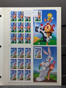 Sleeve Of 7 Mint Booklet Panes Of Stamps