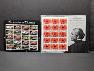 Sheet Of 2 U.S. Postal Mint Sheets