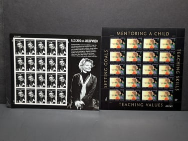 Sheet Of 2 U.S. Postal Mint Sheets