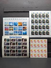 Sheet Of 4 U.S. Postal Mint Sheets