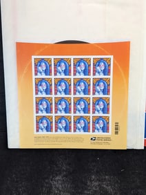 Sheet Of Janis Joplin 2014 Forever Stamps, Face Value $11.68.