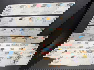 Lot Of 50 Mint First Day Covers & Cachets