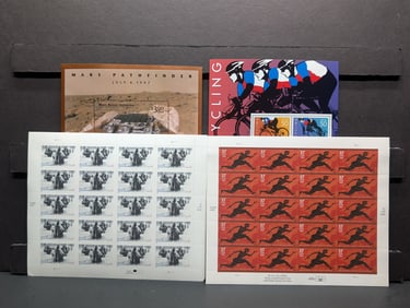 Sheet Of 4 U.S. Postal Mint Sheets