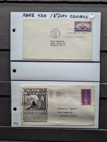 Lot Of 4 Rare Four Block First Day Covers