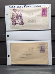 Lot Of 4 Rare Four Block First Day Covers