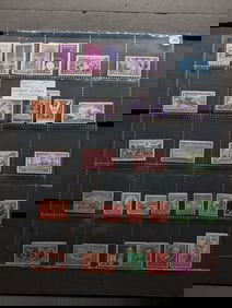 Sheet Of 1930's U.S. Stamps