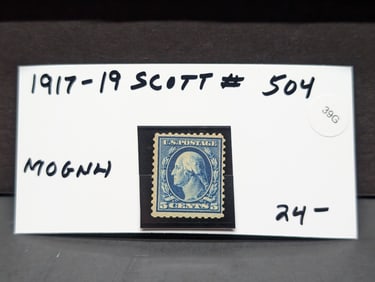 1917-1919 Scott #504 Stamp