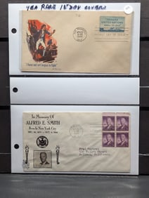 Lot Of 4 Rare First Day Covers