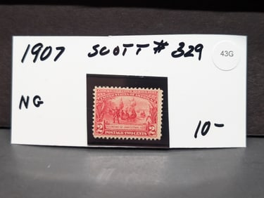 1907 Scott #329 Stamp