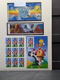 Sheet Of 7 U.S. Postal Booklet Stamps