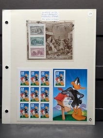 Sheet Of 4 U.S. Postal Booklet Stamps