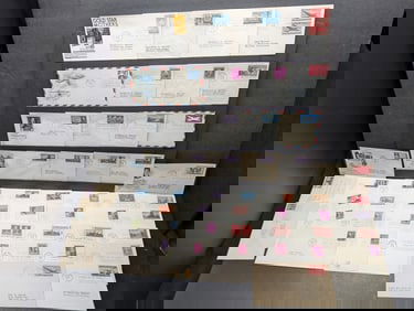 Lot Of 50 Assorted First Day Covers
