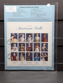 Extremely Rare First Day Of Issue Mint Sheet
