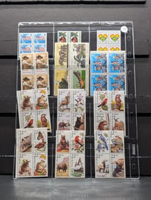 Sheet Of Four Block U.S. Stamps - Original Gem