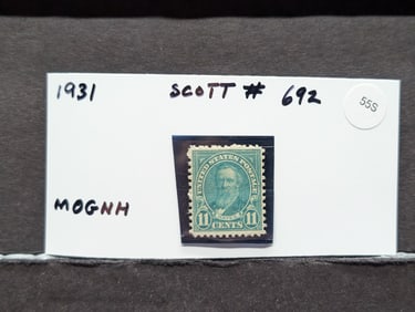 1931 Scott #698 Rutherford B. Hayes Stamp