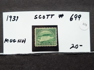 1931 Scott #699 Niagra Falls Stamp