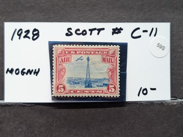 1928 Scott #C-11 Air Mail Stamp