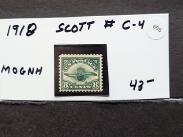 1918 Scott #C-4 Stamp