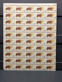 Mint Sheet Of U.S. "Nebraska" Postage Stamps - Original Gem