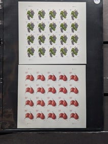 Sheet Of 4 Rare First Day Covers/4 Block Cachets