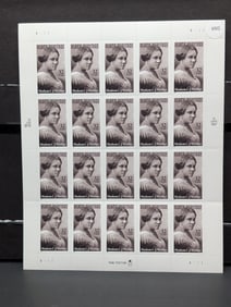 Mint Collectable Sheet Of Madam C.J. Walker Black Heritage Stamps