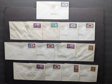 Pack Of 10 First Day Covers