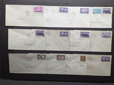 Pack Of 10 First Day Covers