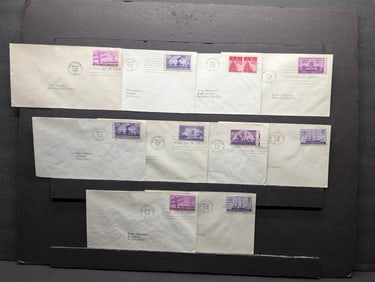 Pack Of 10 First Day Covers
