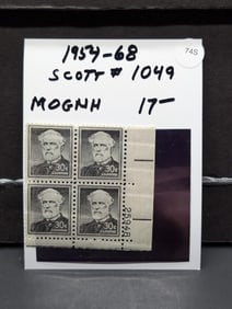 1954-68 Scott #1049 Robert E. Lee Stamps