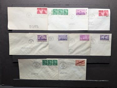 Pack Of 10 First Day Covers