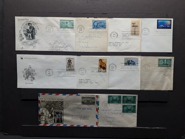 Pack Of 10 First Day Cachets