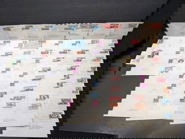 Lot Of 50 Assorted First Day Covers & Cachets