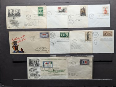 Pack Of 10 First Day Cachets
