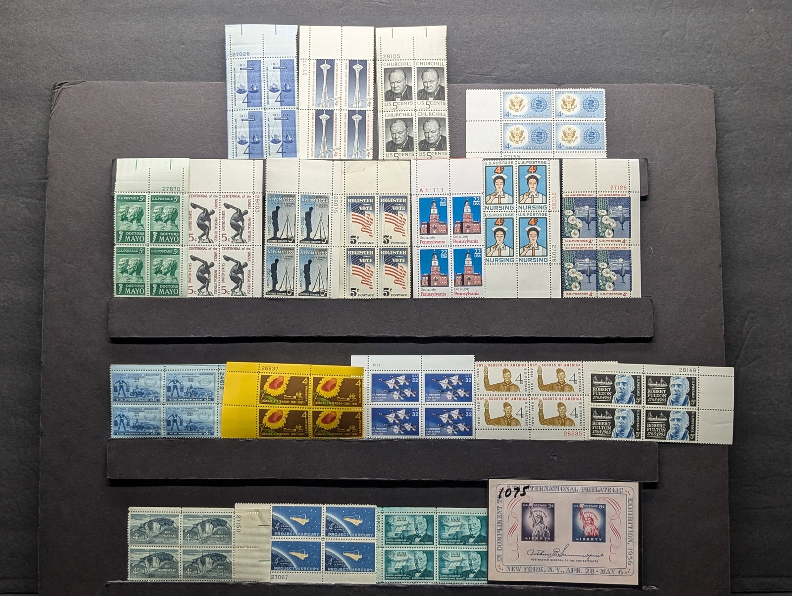 20 Assorted U.S. Postal Plate Blocks (1 of 7)