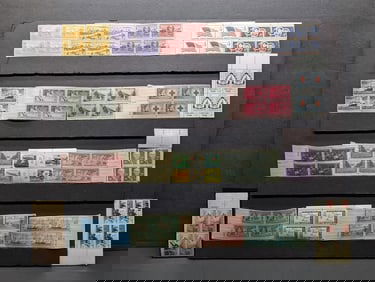 20 Assorted U.S. Postal Plate Blocks
