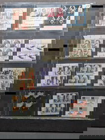 Sheet Of U.S. Postal Plate Blocks