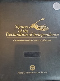 Signers of the Declaration of Independence Album- including John Hancock, Benjamin Franklin and