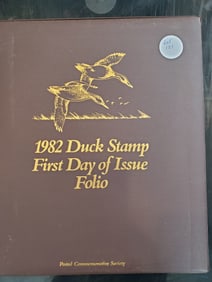 1982 Duck Stamp First Day of Issue Folio