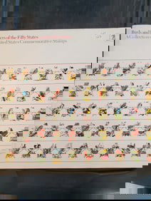 Birds and Flowers of the Fifty States -U.S. Commemorative Book