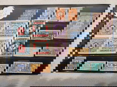 Mixture of State Revenue and other tax stamps
